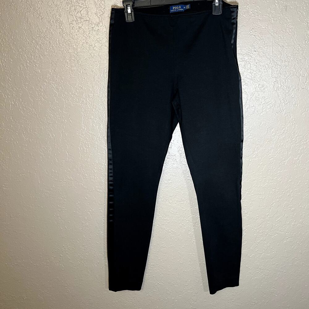 POLO Ralph Lauren Black skinny dress pants 12